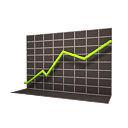 going up green ascend rise ascending upload increase decrease icon