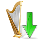 down recycle bin descend download fall decrease descending trash icon