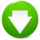 download descending fall decrease down descend icon