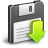 download descending fall decrease down descend icon
