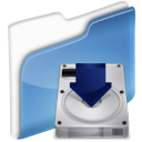 dossier download descending fall decrease down descend icon