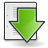 move waiting down descend download fall decrease descending icon