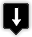 down descend download fall decrease descending icon