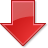 stock index down descend download fall decrease descending icon