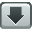 kdevelop down descend download fall decrease descending icon