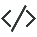 code, coding, dev, development, programming, tag icon, thumb
