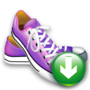shoes down descend download fall decrease descending icon