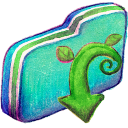 download descending fall decrease down descend icon