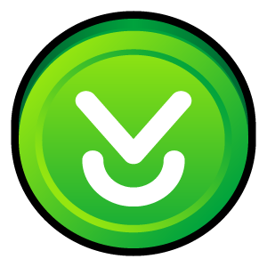 download badge descending fall decrease down descend icon